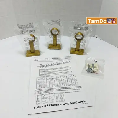 Williams Sonoma Curtain Bracket Assembly Hardware Kit - Thumbnail 5