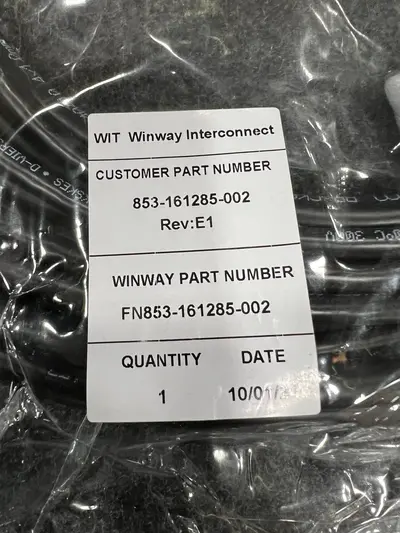 WIT Winway Interconnect Cable Assembly 853-161285-002 Rev:E1 NEW - Thumbnail 4