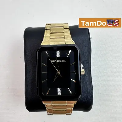 Wittnauer $495 WN3092 Sapphire Crystal Japan Movement Men's Watch - 50M WR - Excellent - Real photo at TamDo.us