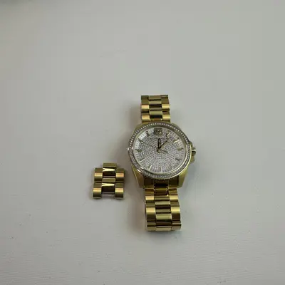 Wittnauer WN3072 Men's 44mm Pave Gold Tone Quartz Watch - Thumbnail 10