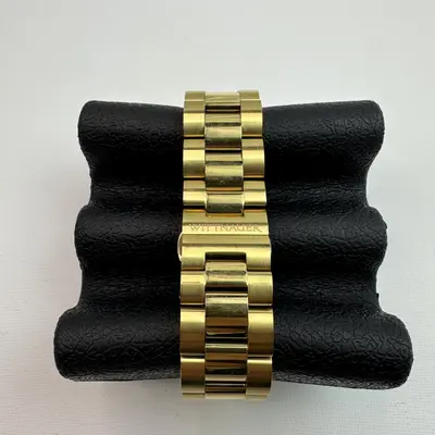 Wittnauer WN3072 Men's 44mm Pave Gold Tone Quartz Watch - Thumbnail 4