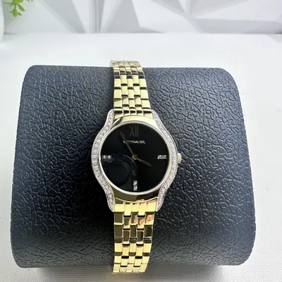 Wittnauer $725 WN4117 Women's Watch 30x30MM Black Diamond Dial Steel Band - Thumbnail 10