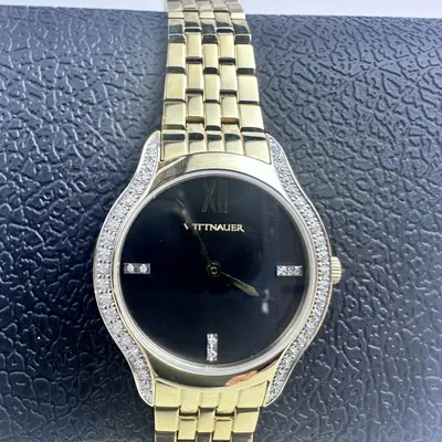 Wittnauer $725 WN4117 Women's Watch 30x30MM Black Diamond Dial Steel Band - Thumbnail 9