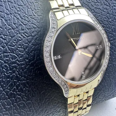 Wittnauer $725 WN4117 Women's Watch 30x30MM Black Diamond Dial Steel Band - Thumbnail 4