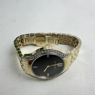 Wittnauer $725 WN4117 Women's Watch 30x30MM Black Diamond Dial Steel Band - Thumbnail 2