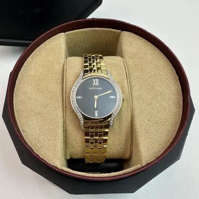 Wittnauer WN4117 Women's Watch 30x30MM Black Diamond Dial Steel Band - Thumbnail 2