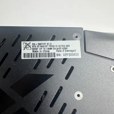 XFX AMD Radeon RX 5600 XT THICC III ULTRA 6GB GDDR6 Graphics Card RX-56XT6T V1.2 - Thumbnail 5
