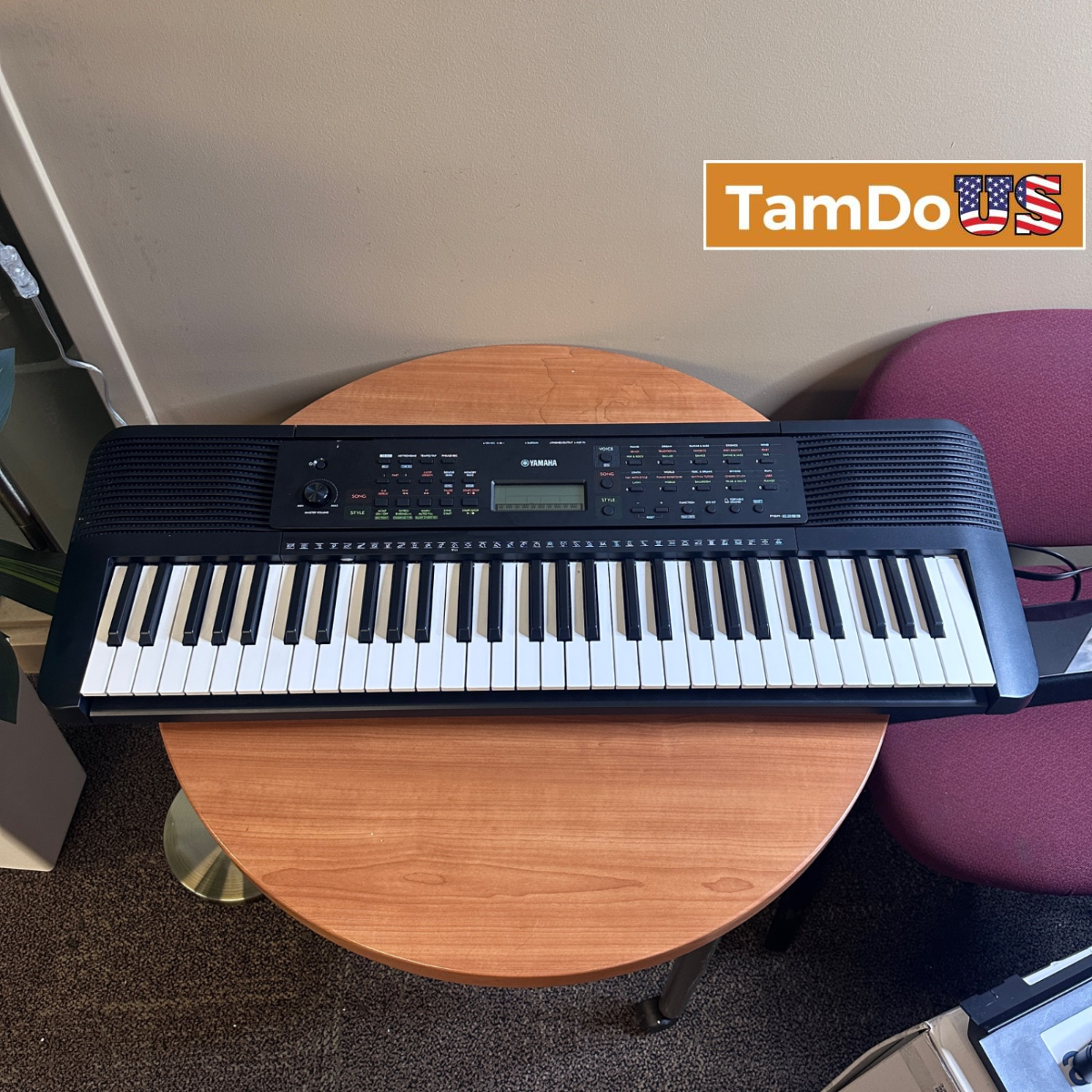 Yamaha PSR-E283 61-Key Portable Digital Keyboard Educational Piano - Photo 1 - Real photo at TamDo.us