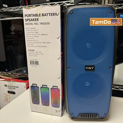 YAT YM2658 Portable Battery Speaker - Thumbnail 1