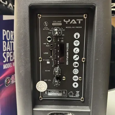 YAT YM2658 Portable Battery Speaker - Thumbnail 2