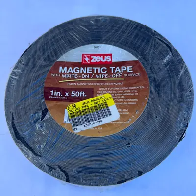 Zeus Magnetic Labeling Tape – 1" x 50ft Roll - Thumbnail 3