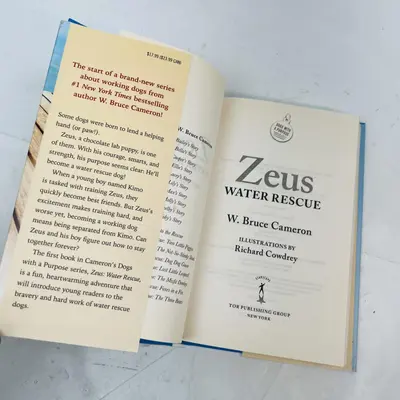 Zeus: Water Rescue by W. Bruce Cameron Dog Fiction Kids Book - Thumbnail 3