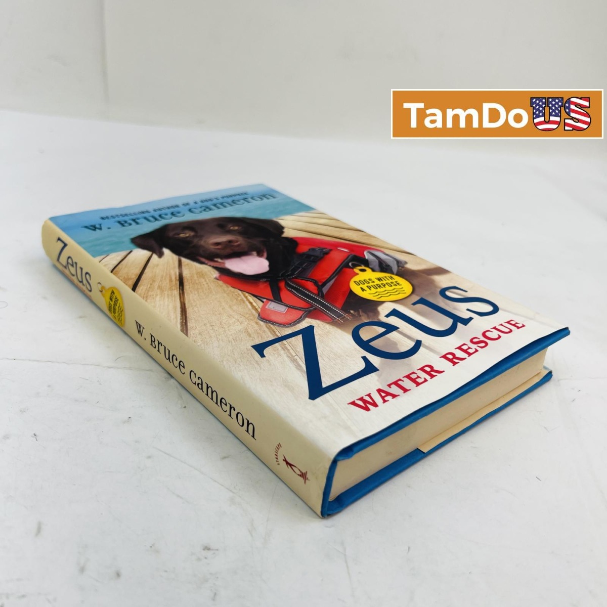Zeus: Water Rescue by W. Bruce Cameron Dog Fiction Kids Book - Photo 1 - Real photo at TamDo.us