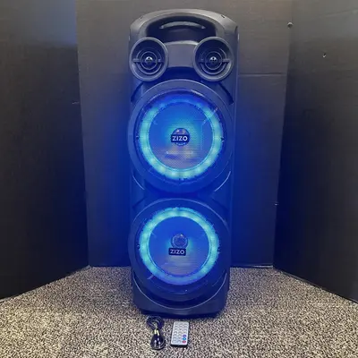 Zizo Boom Z10 50W Portable Wireless Speaker with Microphone - Black - Good - Real photo at TamDo.us