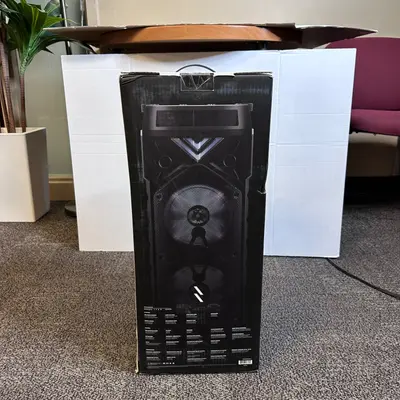 ZIZO BOOM Z8 Amp Wireless Portable Bluetooth LED Party Speaker System Dual 8" - Thumbnail 4