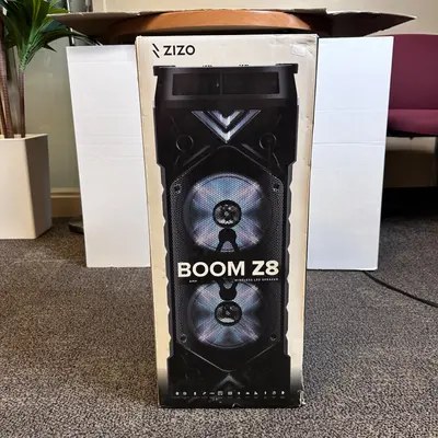 ZIZO BOOM Z8 Amp Wireless Portable Bluetooth LED Party Speaker System Dual 8" - Thumbnail 2