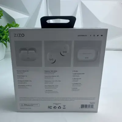 ZIZO PULSE Z2 True Wireless Earbuds Bluetooth V5.1 White In-Ear Headphones - Thumbnail 3