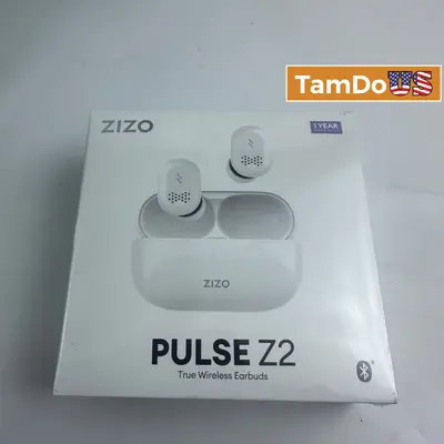 ZIZO PULSE Z2 True Wireless Earbuds Bluetooth V5.1 White In-Ear Headphones - Thumbnail 1