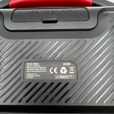 Zizo Roar Z3 Portable LED 40W Speaker - Black - Thumbnail 5