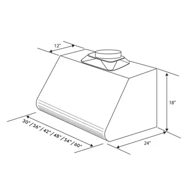 ZLINE 36" Convertible Vent Under Cabinet Range Hood in Stainless Steel (527-36) - Thumbnail 7