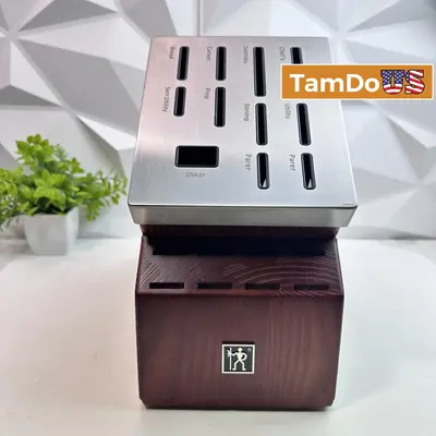 Zwilling Henckels 19 Piece Forged Accent Self-Sharpening Knife Block - New Open Box - Real photo at TamDo.us